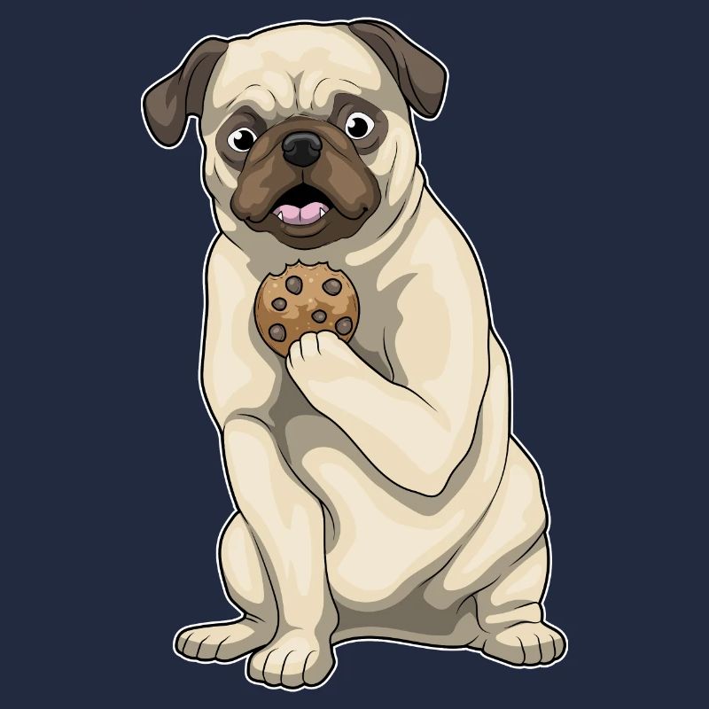 Pug Cookie