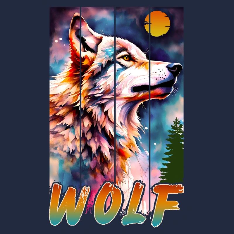 WOLF NATURE ART