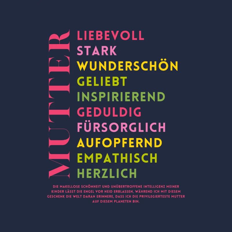 Tolle Mutter von Geschwistern - Muttertag