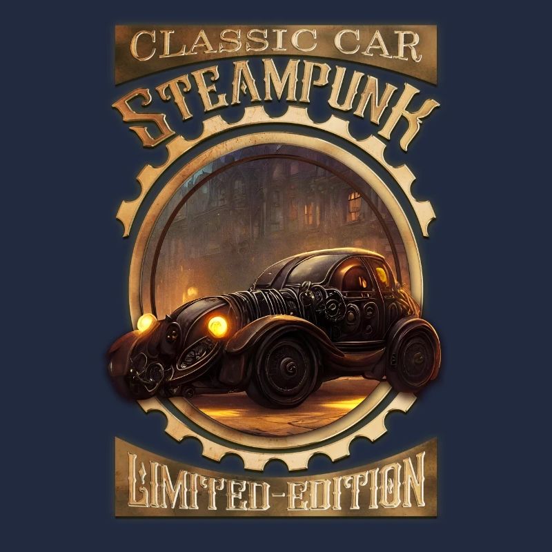 Steampunk Oldtimer, gothic und elegant