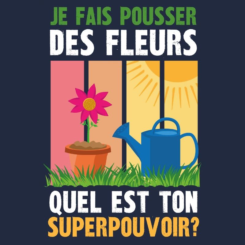 je fais pousser des fleurs