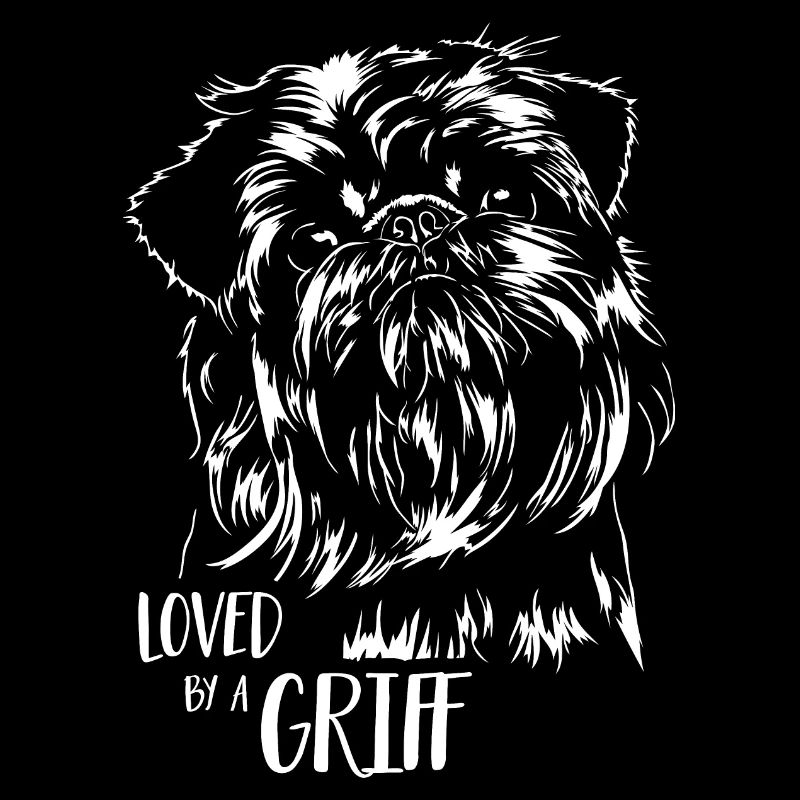 Loved by a Griff Dog Saying Dwarf Griffon Wilsigns
