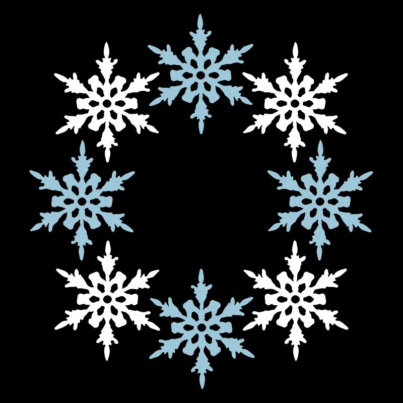 cercle de l'anneau d'hiver conception de modèle rond cool froid sc