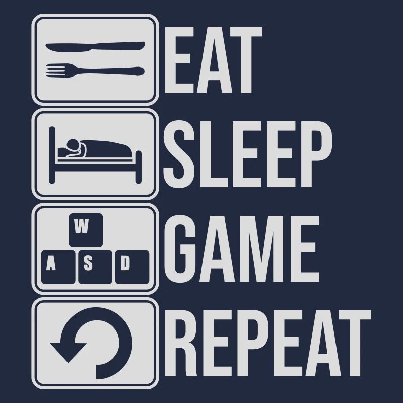 Manger le jeu de sommeil Répéter