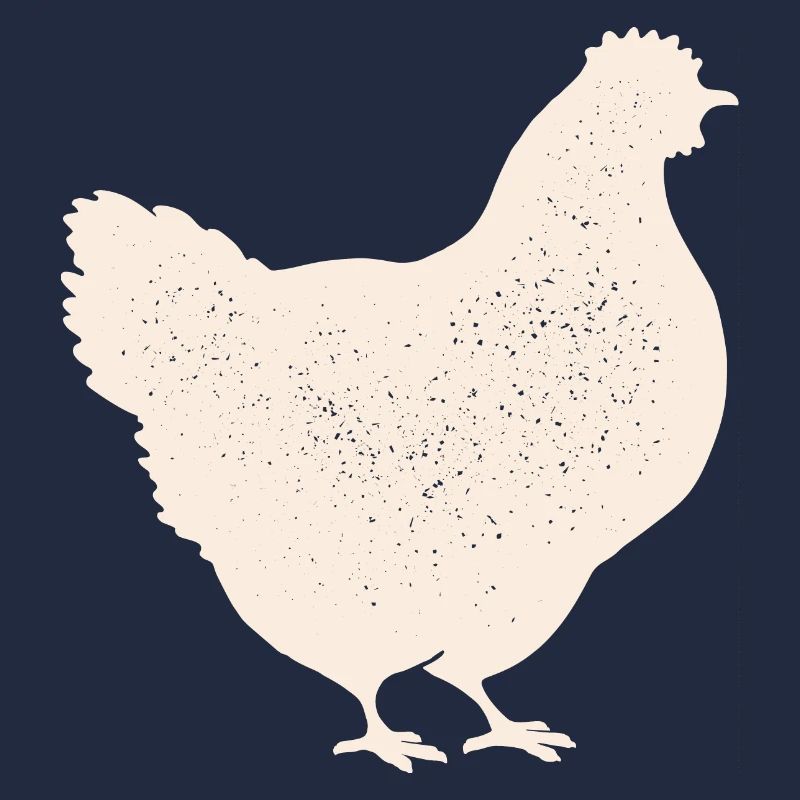 retro Huhn