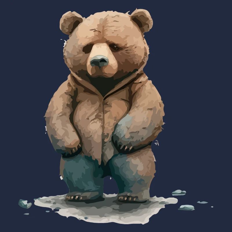 Teddy der mürrische Bär