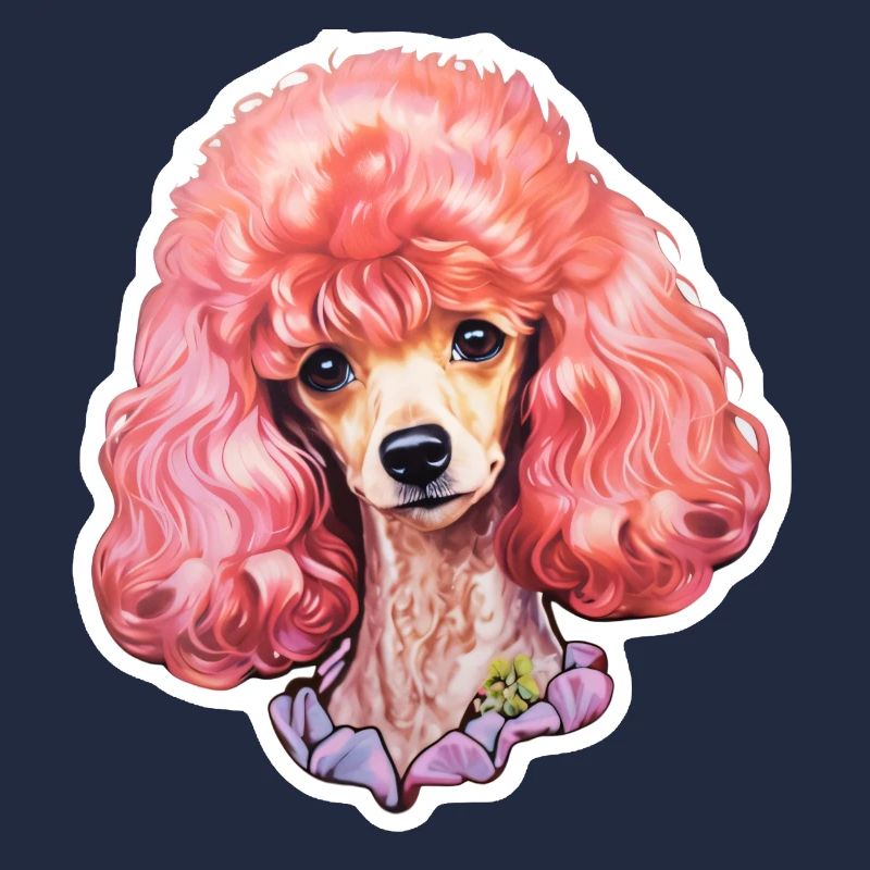 Caniche bouclé