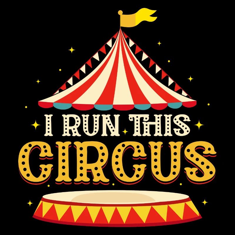 Je dirige cette fête costumée de numéros de cirque