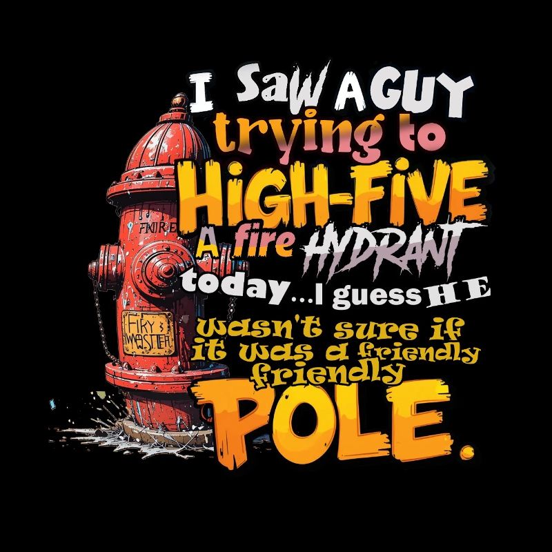 High Five an einem Hydranten