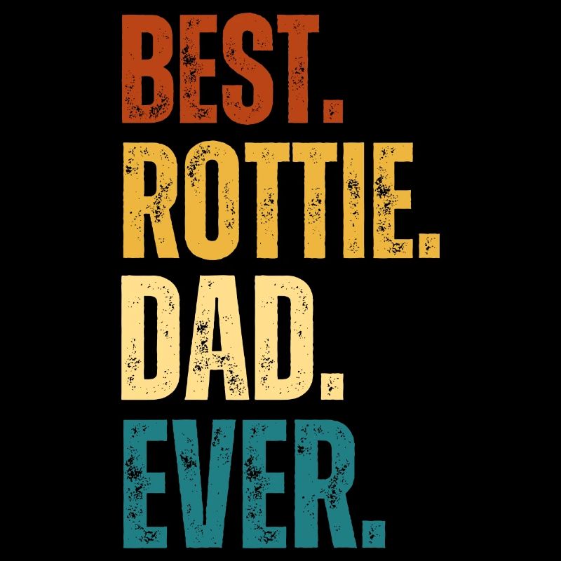 Bester Rottie Papa Vatertag Geschenk Rottweiler
