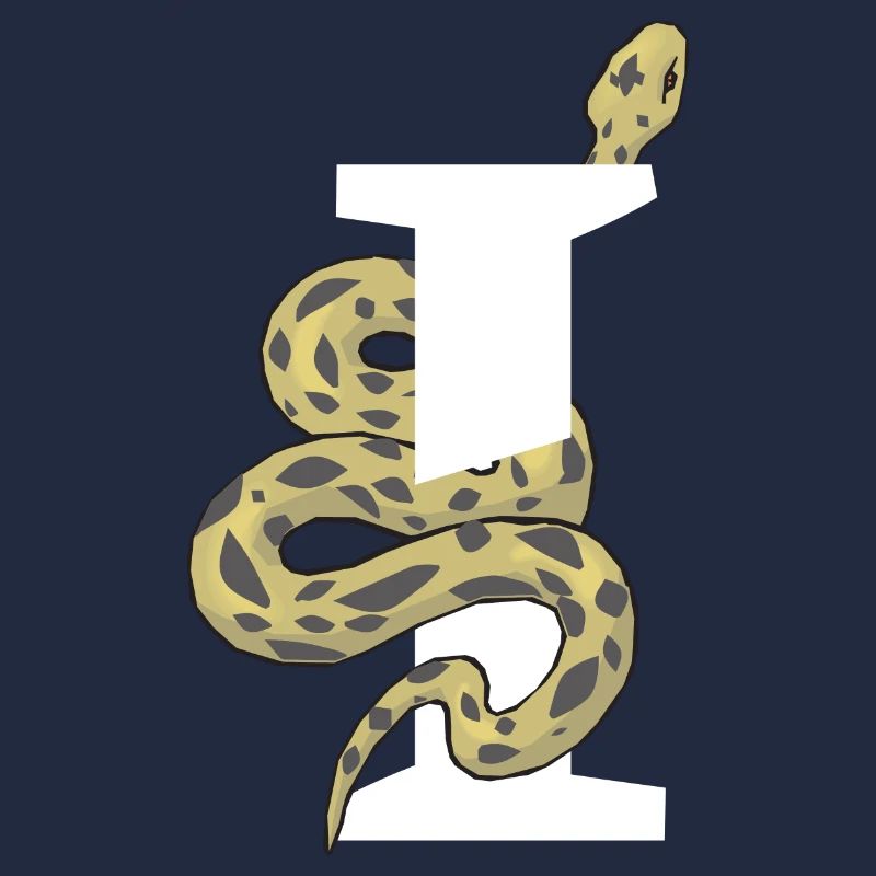 Letter i snake