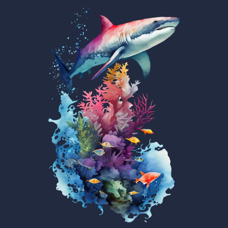 Shark Ocean Landscape