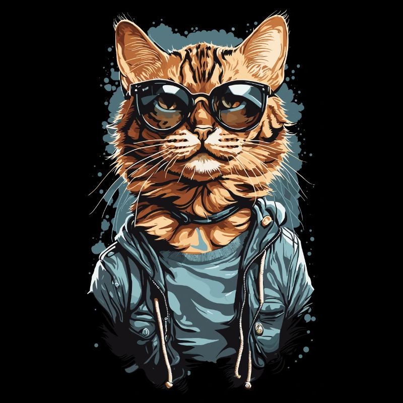 Cool design de chat Bengal pour les amoureux des chats