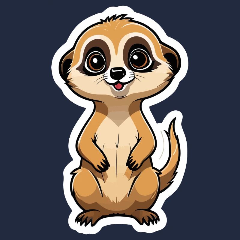 Suricate Illustration Mignonne