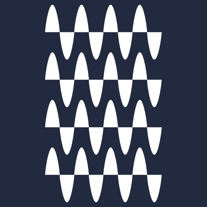 Wave Mosaic design