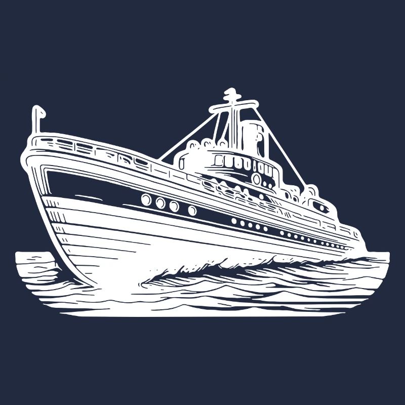 Schnittiges Hochseeschiff Kutter Schlepper