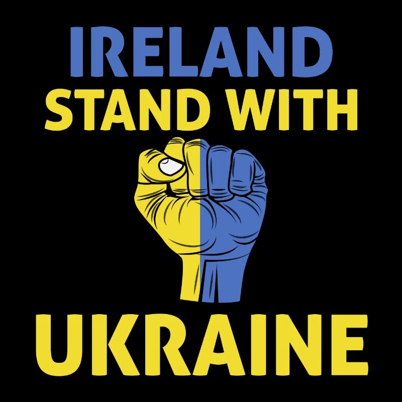 Irland steht mit Ukrain Ich stehe mit der Ukraine