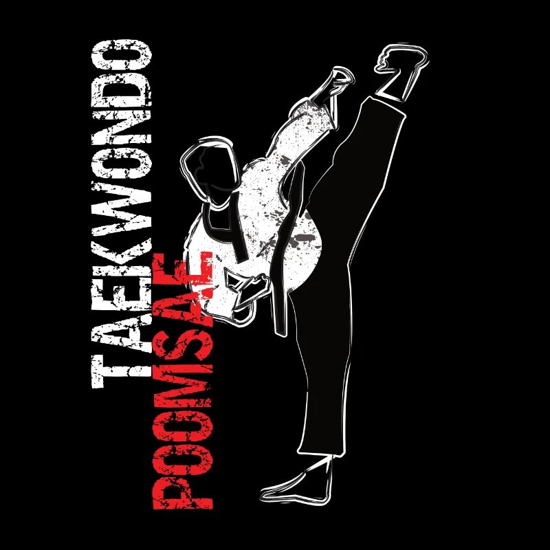 Cool Taekwondo Poomsae Blackbelt Uniforme