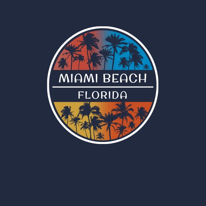 Miami Beach Floride Souvenir de vacances élégant