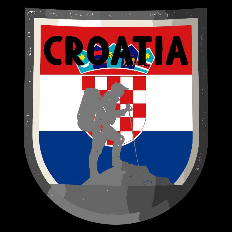 Drapeau de la Croatie Adriatique Zagreb Drapeau croate