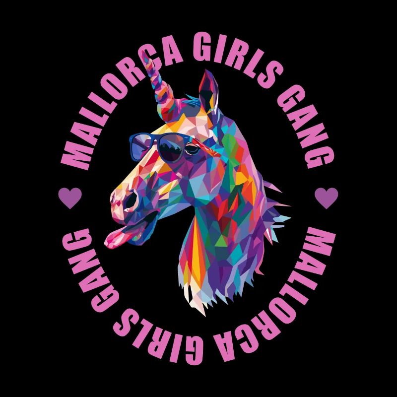 Mallorca Mädchen Gang Team Einhorn