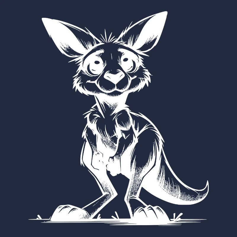 Cute cute Australian kangaroo baby
