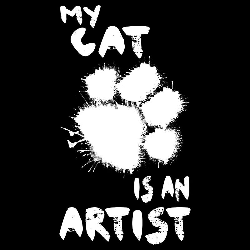 Chat Mignon Animal Art Patte Pattes Dicton