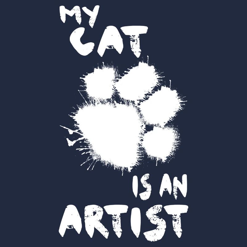Katze süß Tier Kunst Pfote Pfoten Spruch