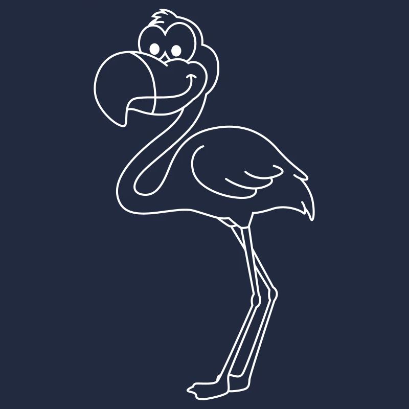 Flamingo Comic Animal