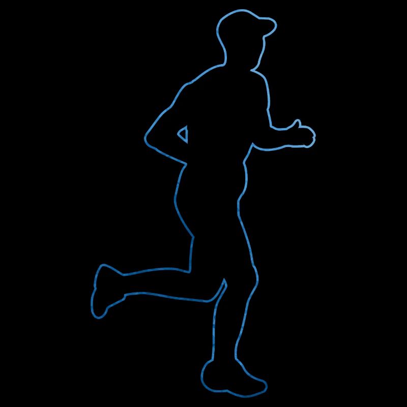 Course de fond de jogging féminin