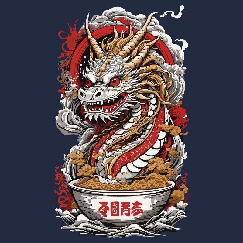 Drachen Ramen Japans Geschmack & Kunst