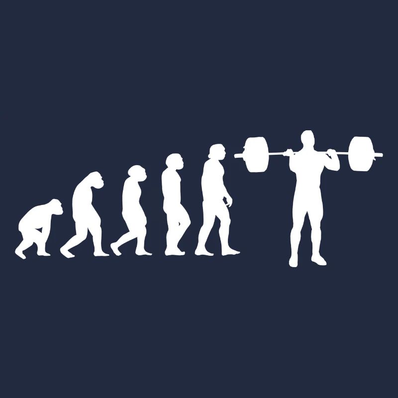 Evolution Gewichtheber