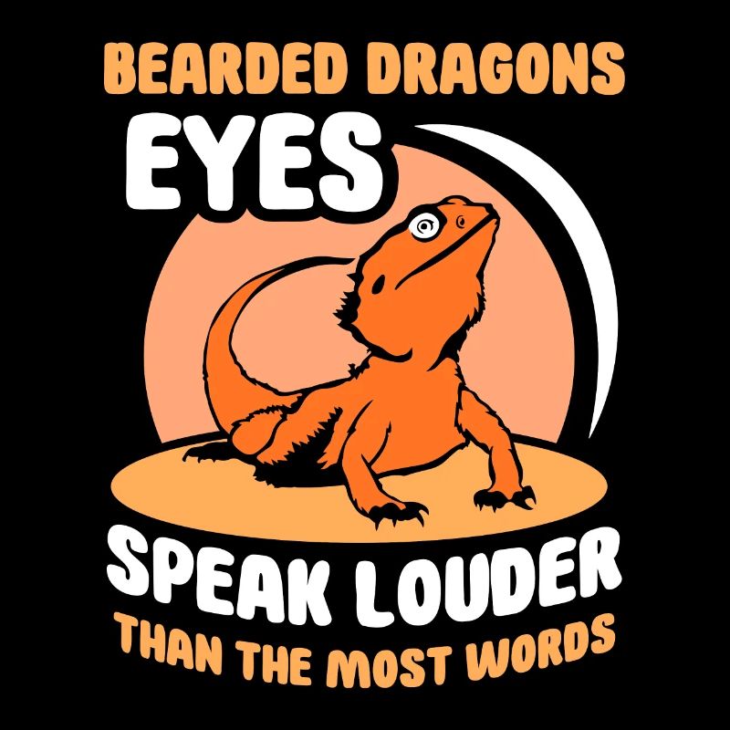 Bearded Dragons eyes speak louder