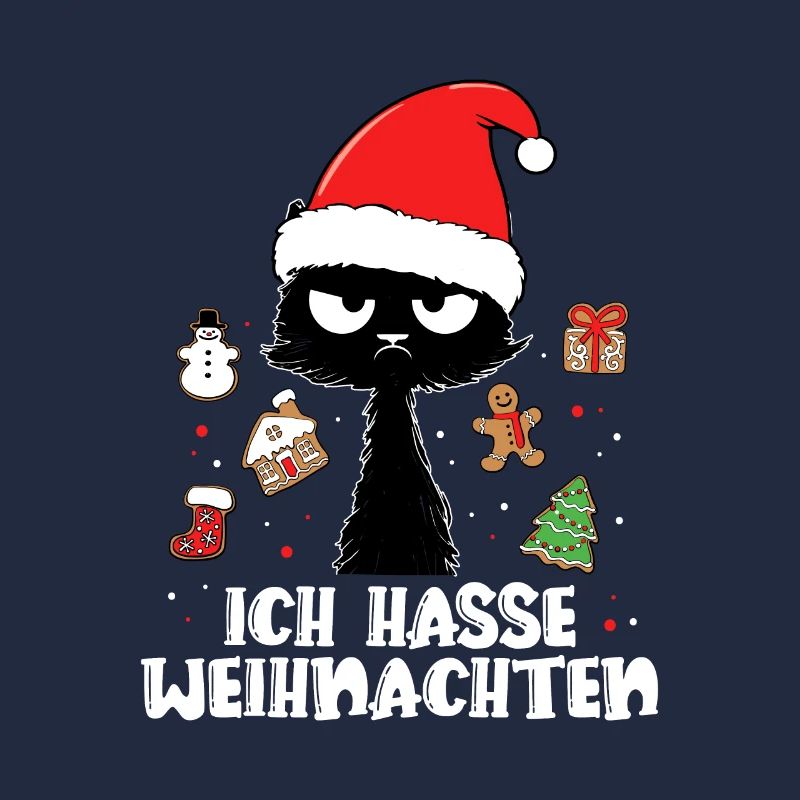 Ich Hasse Weihnachten Katze Weihnachtsgeschenk