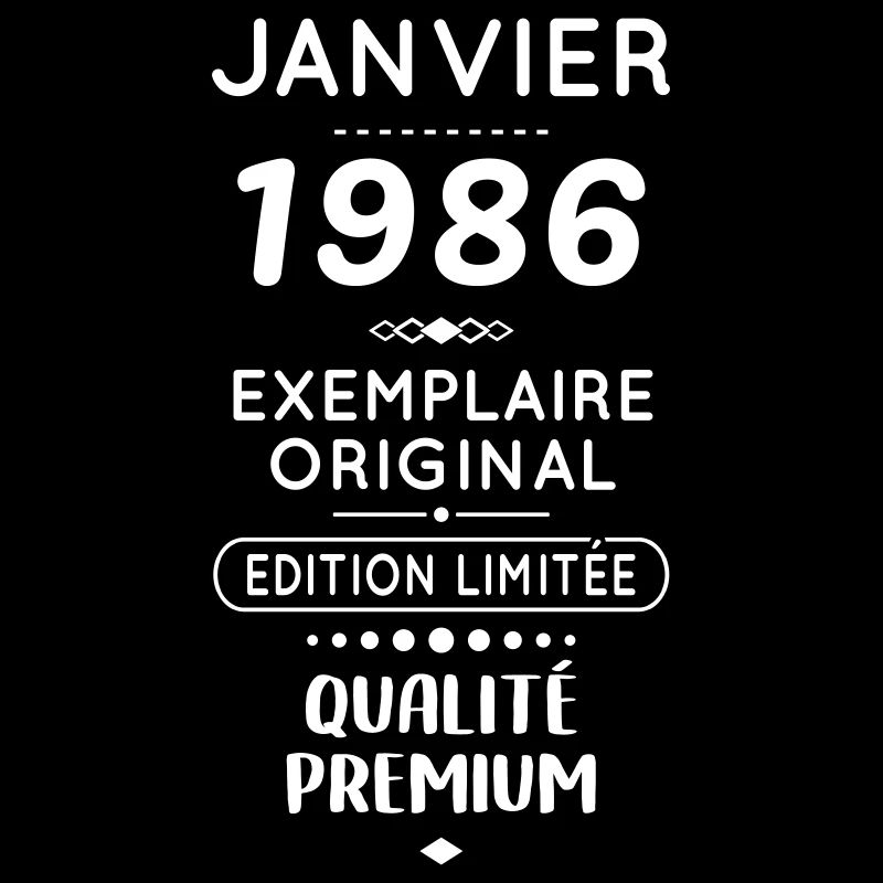 Anniversaire 40 ans - Janvier 1986 Original