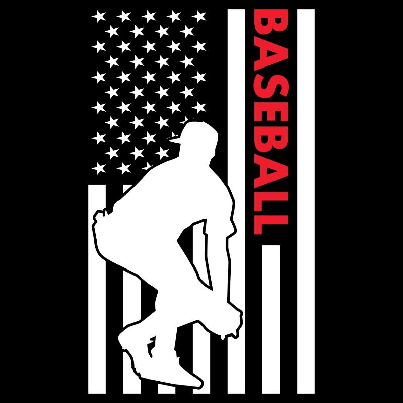 Sport Us Flag Baseball