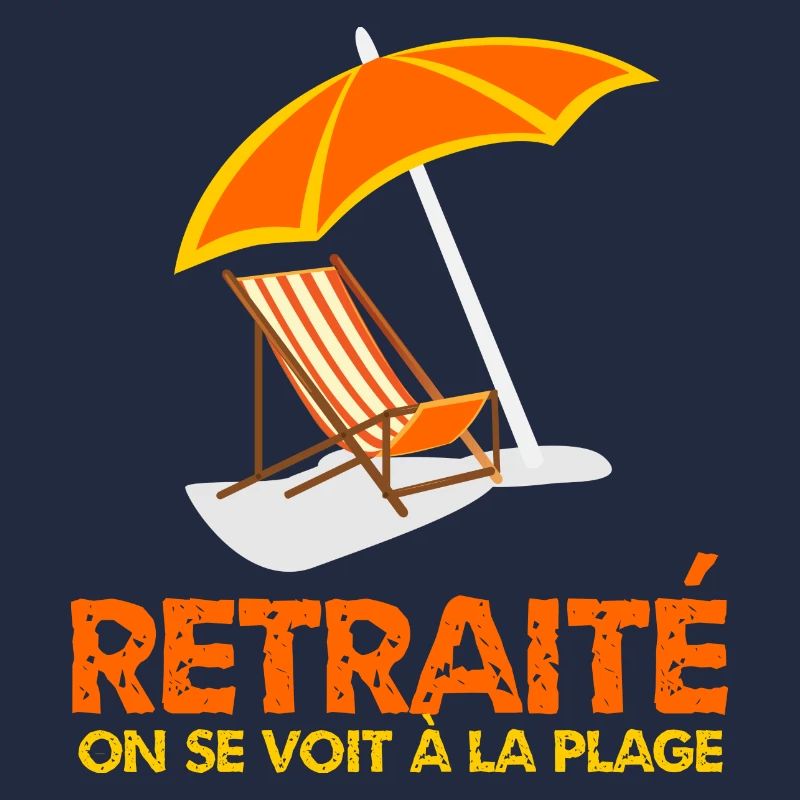 retraité on se voit à la plage