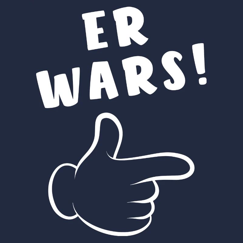 Er wars - Comic Finger - Spruch