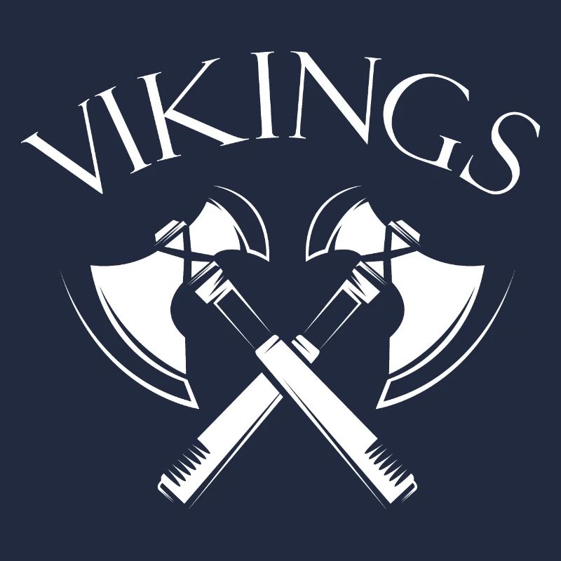 Viking Vikings Symbole Logo Idée graphique Vikings