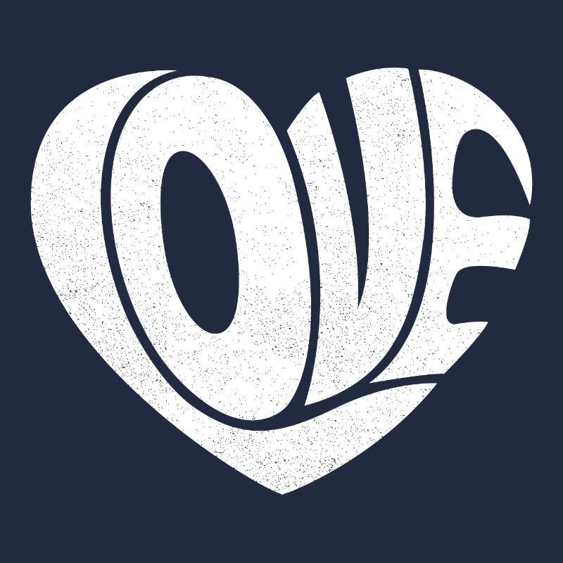 Liebe Herz Weiß