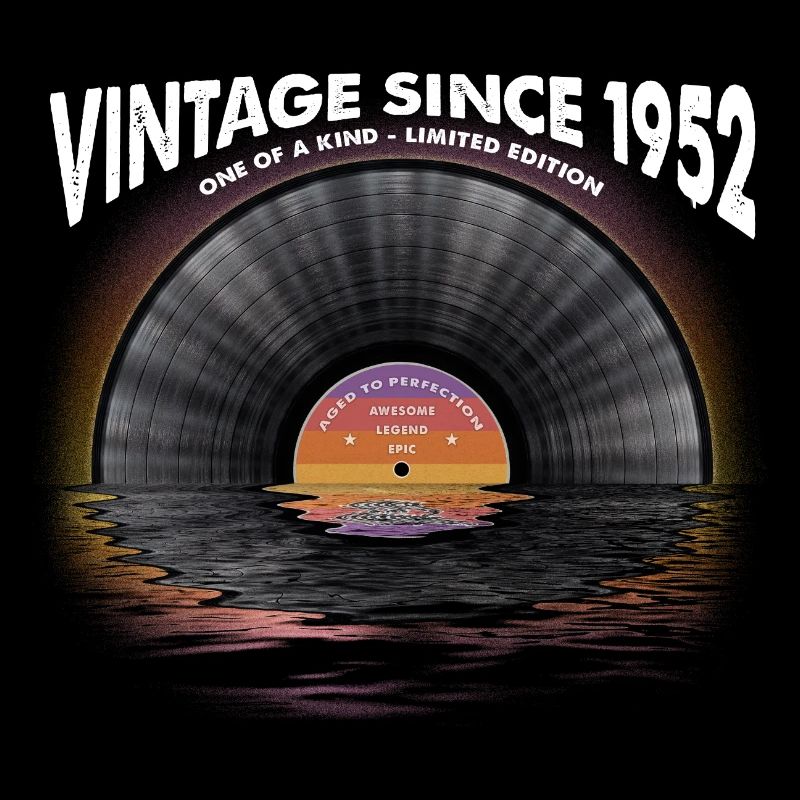 Vintage since 1952 Retro Disco Music Vintage