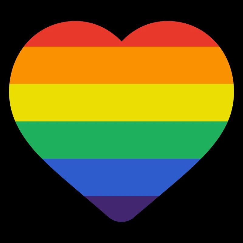 Rainbow Heart Pride - Love Diversity