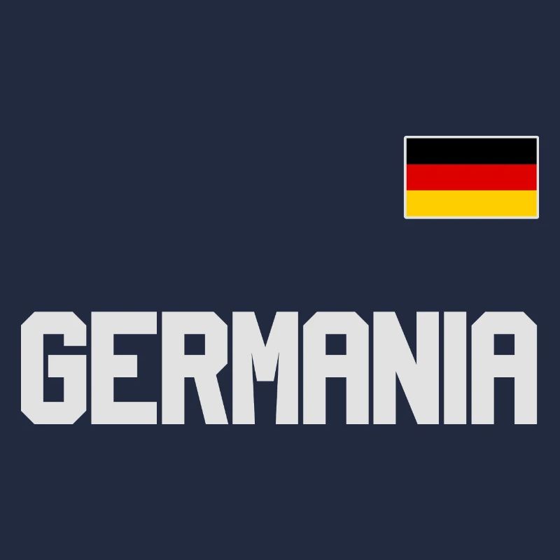 Germany jersey look GERMANIA with flag flag