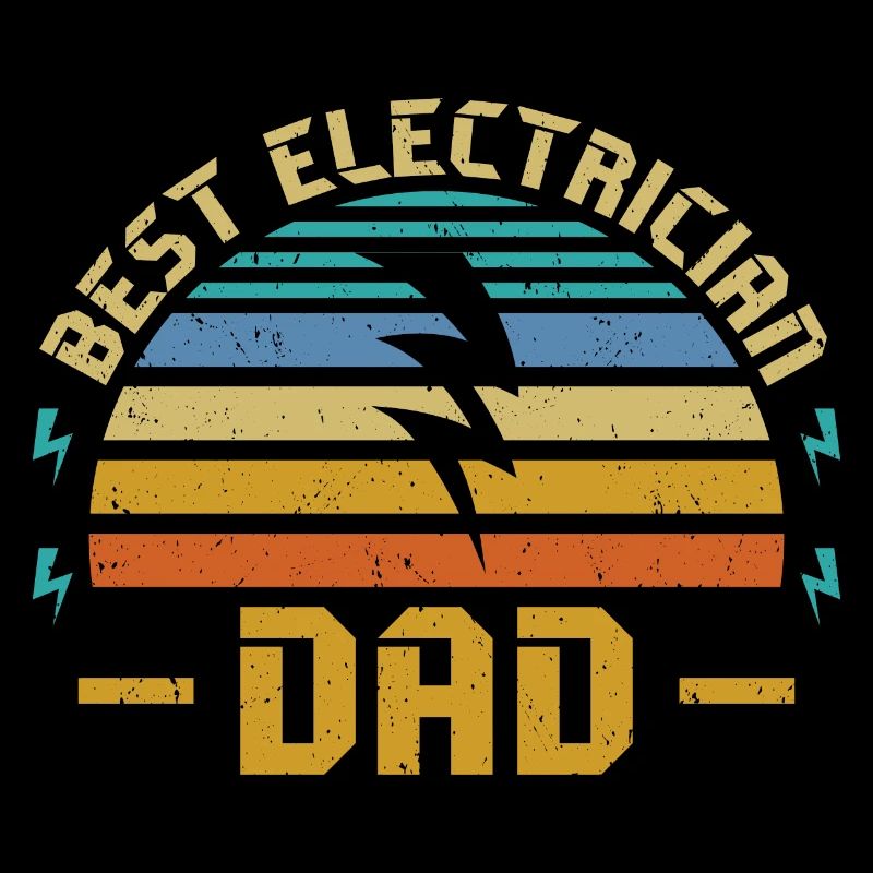 Electrican dad- Elektriker Dad Tshirt