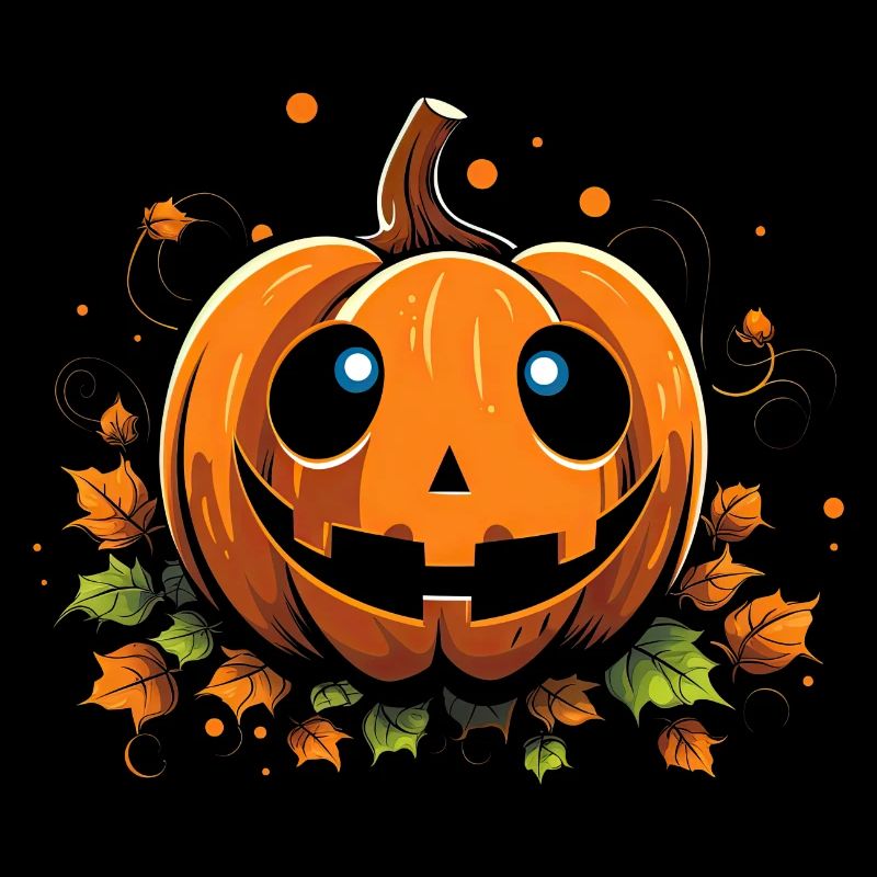 adorable spooky pumpkin