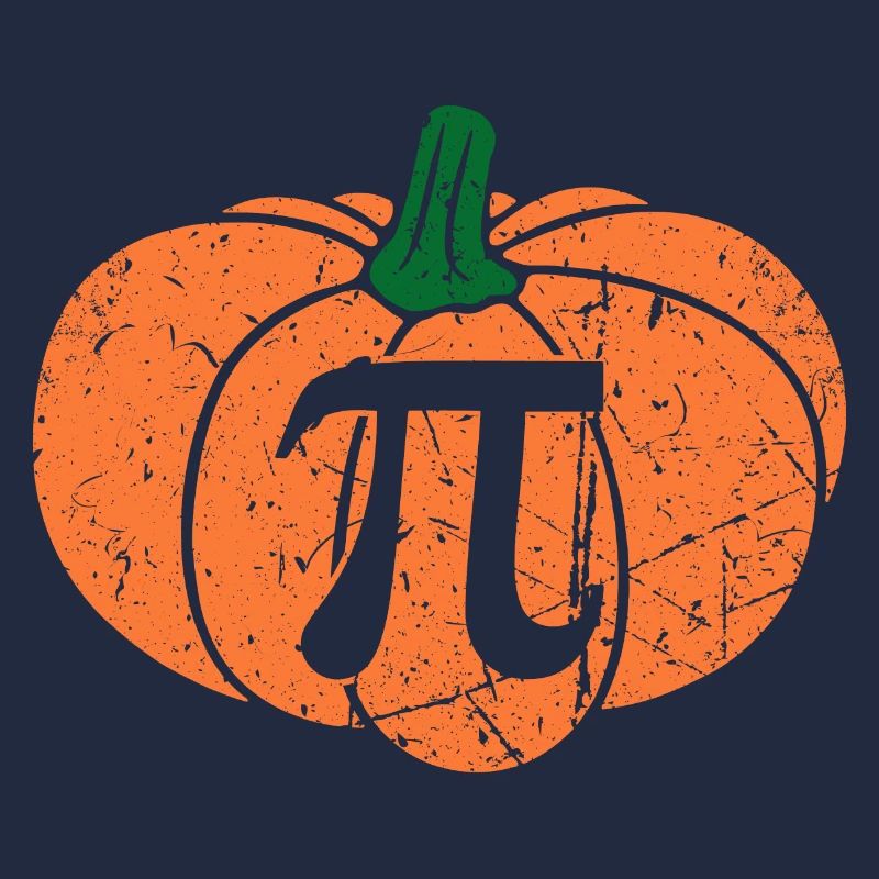 Distressed Pumpkin Pi Math Teacher Haloween