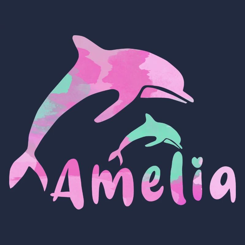 amelia ,define, bunt,name, malerei,pink