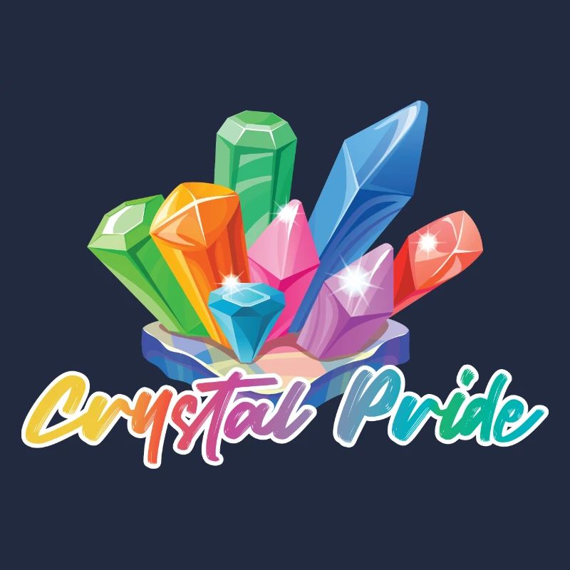 Crystal Pride- colorful crystals
