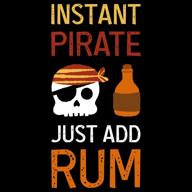Pirate Rum Skull Gift Dicton