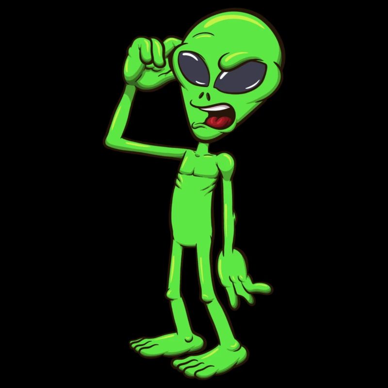 Confused Alien